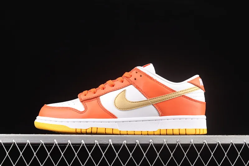 All categories Nk SB Dunk series Nk SB Dunk Low low-top sneakers J version Nk Dunk Low "Golden Orange" platinum orange SB smashed backboard fashion casual sneakers DQ4690-800